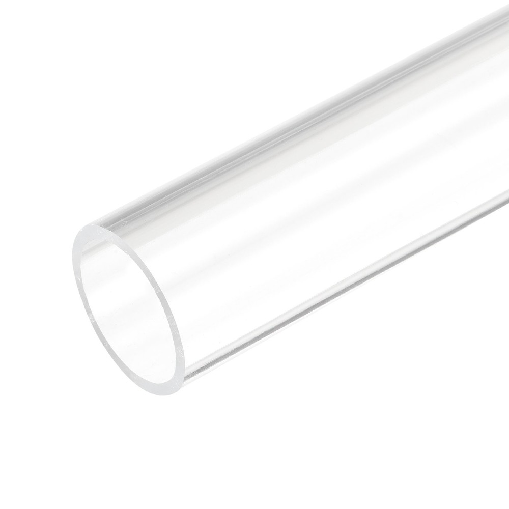 Acrylic Pipe Clear Rigid Round Plastic Tube 19mm(3/4 Inch) ID 23mm OD 10″