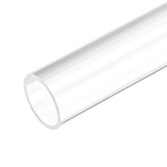 Acrylic Pipe Clear Rigid Round Plastic Tube 19mm(3/4 Inch) ID 23mm OD 10″