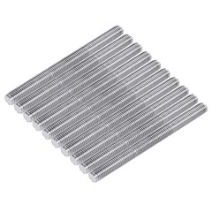 Niooliuk M10 x 150 mm 1.5mm Pitch 304 Stainless x 5.9 inches, Silver