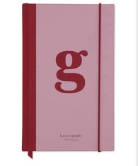 Kate Spade Just Mine Monogram “G” Cloth Hardcover Notebook Journal
