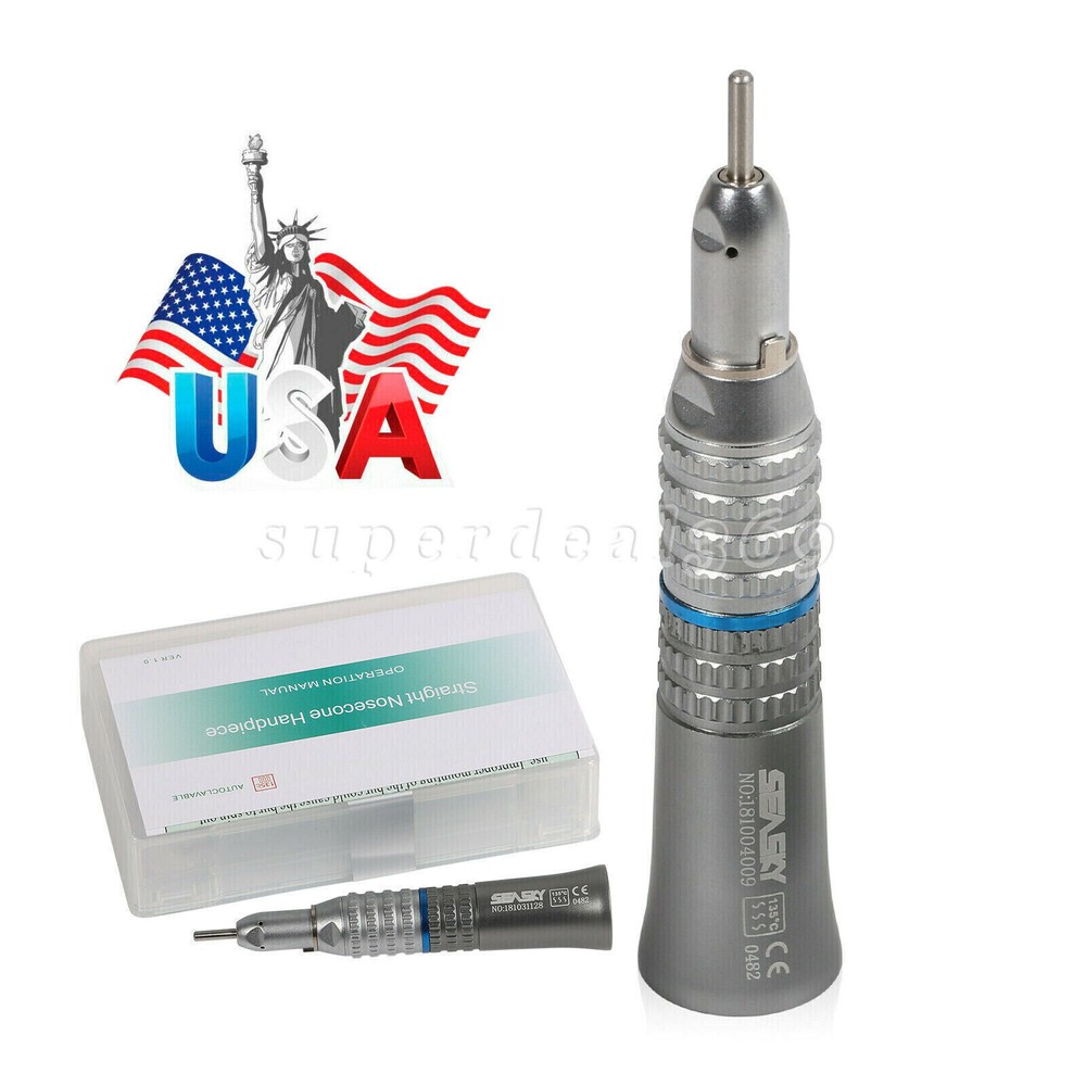 2/4Holes Dental Low Speed Handpiece Push Button Contra Angle E-type For NSK ty