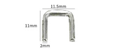 4000 pieces U type 502Y Clips for Manual U-shape Sausage Clipper