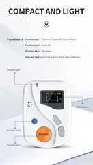 24 Hours Dynamic ECG Systems 12 Channel EKG Monitor ECG holter Recorder Software