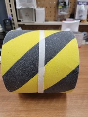 Tape Logic Heavy-Duty Anti-Slip Tape Black/Yellow 6″ x 60ft Roll. FreeShipL48