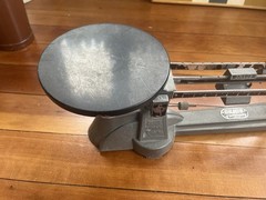 Vintage 1950s OHAUS Triple Beam Balance Scale 2610g (5.75 lb) +FAST SHIPPING!
