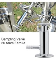 1PC 1.5’’ Quick Release Stainless Steel SUS304 Sanitary Sample Clamp OD 50.5MM