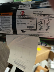 US MOTORS CONDENSER FAN MOTOR – 2.0hp-1140rpm-208-230/460v-60hz- New open box