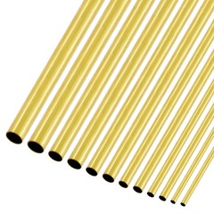 Brass Tube Brass Pipe Length 300mm Select Round Diameter 0.8mm – 25mm DIY Tube