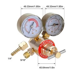 Oxygen Acetylene Gas Regulator Welding Cutting Torch Dual Gauge CGA540 CGA200
