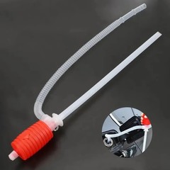 Manual Fuel Transfer Pump Hand Siphon Hose Gas Oil Water Liquid Transfer Tool