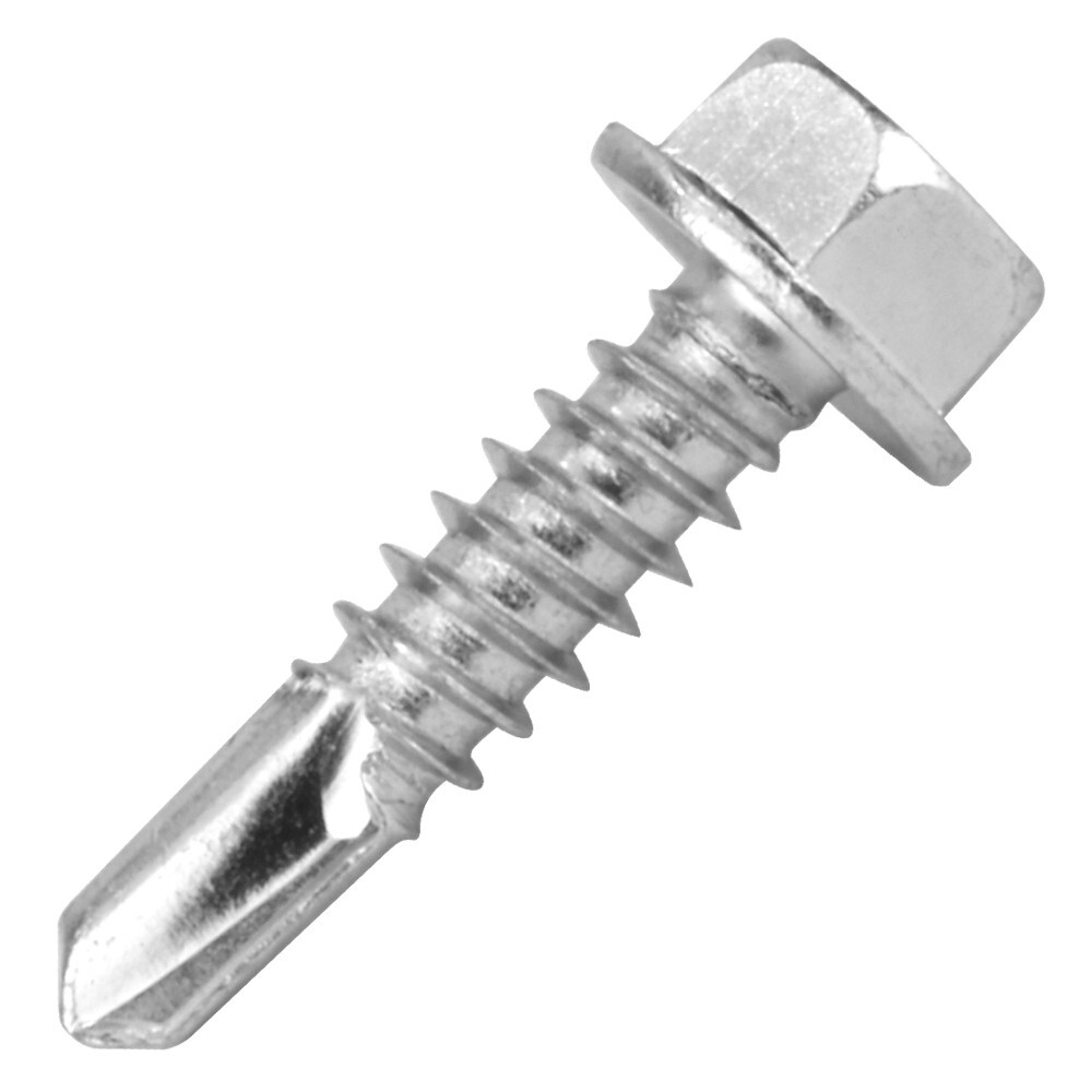 Skywalker #14 Self-Tapping Screw 1/4″ x 1″ with 3/8″ Hex Head (100 Pack)