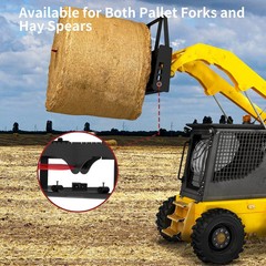 45″ Pallet Fork Frame with 48″ Fork Blades for Loaders Tractors