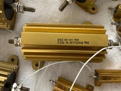 Resistors Metal Cased Dale RH5 RH10, RH25, RH50, RH100, RH250 ++ to 120 Watt 1%
