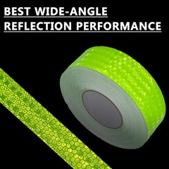 Reflective Tape 2 Inch x 30 Feet DOT-C2 Shining Star Fade Resistant Green