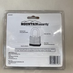 BRINKS 165-40311 Keyed Alike Padlock, Lam. Steel, 40mm 3PK, Packaging Varies