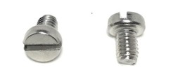 (50) M4-0.7 x6 Stainless Steel Slotted Cheese Head Machine Screw DIN84 A2 M4x6