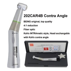 BEING 4:1 Dental Contra Angle Handpiece Low Speed KaVo INTRA LUX Heads 202CAR4