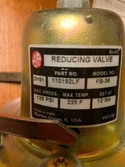 Bell & Gossett Reducing Valve FB-38 Valve, Style# 110192LF