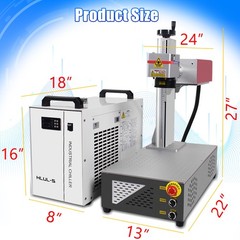 10W UV Laser Marking Machine Engraver Marker For Glass Wood Metal PVC S&A