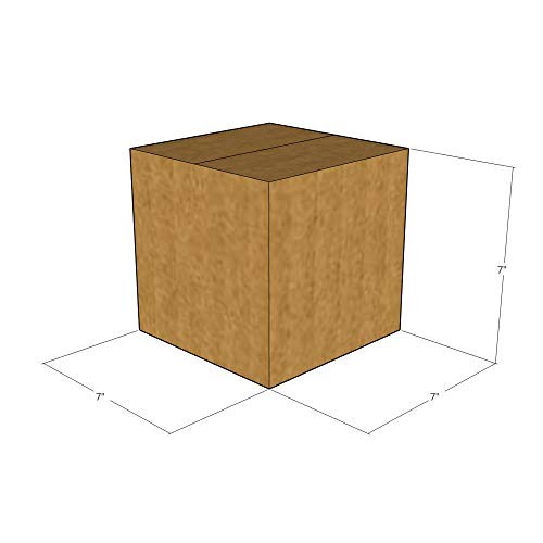 7x7x7 Corrugated Shipping Boxes 32 ECT Single-Wall, 5/Pack
