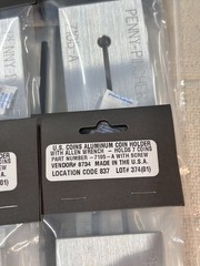 7 U.S. COIN HOLDER FOR NEW HERMES ENGRAVING VISE FOR CLEANING, REPAIR, ETC.