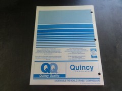 Quincy QT and PLT Series Compressors Instruction Manual 50161-102