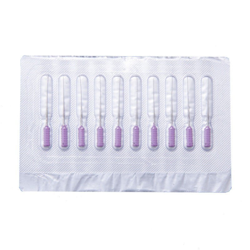 Dental Stainless Steel Barbed Broaches Endodontic Needles Root Canal 21mm/25mm