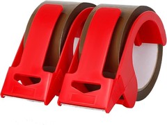 CHUANGSEED 6Pack Clear Packing Tape with Dispenser 2.7mil x 1.88″ x 55Y Heavy…