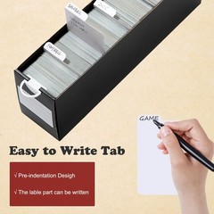 200 Pcs Trading Card Dividers Paper Divider Cards for Storage Boxes Baseball MTG