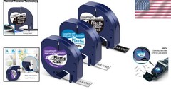 Self-Adhesive 3-Pack DYMO LT Label Maker Tape – Easy Peel with No Residue