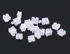Dental Orthodontics Ceramic Brackets Braces Roth MBT 022/018 Slot 3/345 Hooks