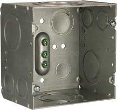 10 PACK Hubbell-Raco 260 Square Data Electrical Box, 3-1/4″ Deep 4-11/16″ Large