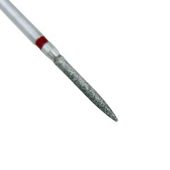 Dental Diamond Burs Flame Bur 863/012F Fine Grit Red FG for High Speed Turbine