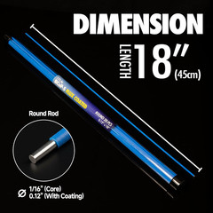 20 Sticks Flux Coated Brazing Rods Bcup-5 15% Silver Solder Phos Copper Brazing
