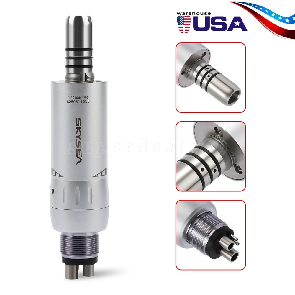 1-10*SKYSEA Dental Low Speed Handpiece Internal E-TYPE Air Motor 4 Hole fit KAVO