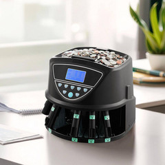 USD Coin Sorter, Coin Counter Machine for 5 Kinds of USD Coins, Coin Sorter and