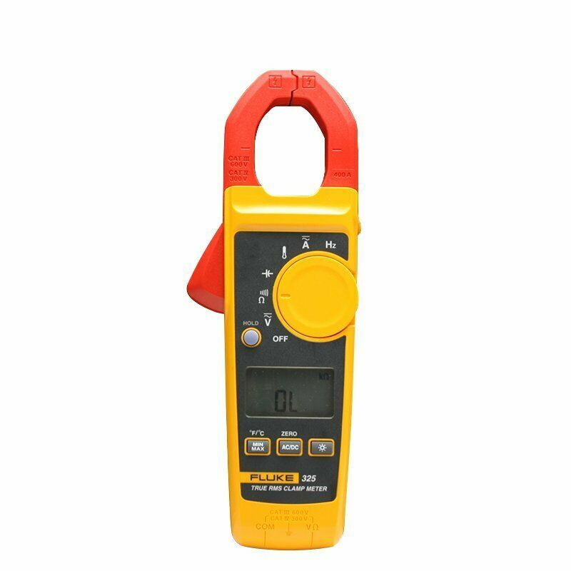 New FLUKE 325 True-RMS Clamp Meter 40.00A / 400.0 A with Soft carrying case