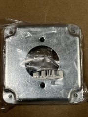 ORBIT 4406, 4″x4″ 1/2″ Raised 1.750 Inch Round RS Power Outlet Box Cover 1pc