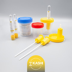 Specimen Collection Container w/ Transfer Device, Leak Proof Lid with Hole