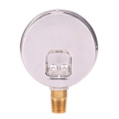 MEASUREMAN Pressure Gauge 1/4 NPT, 0-100psi/kPa Glycerin Filled 0-100 psi