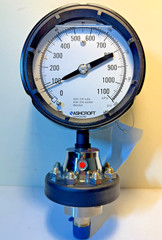 Ashcroft C1018 200 series, 316L seal with 1100kpa gauge, New, FREE SHIPPING