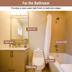 Clear Caulk Tape Self Adhesive, DIY Home Improvement Decor Bathroom & Kitchen Wa