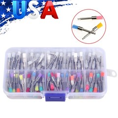 5PCS Dental Surgical Long Burs 557L 25mm Shank Tungsten High Speed Carbide Bur