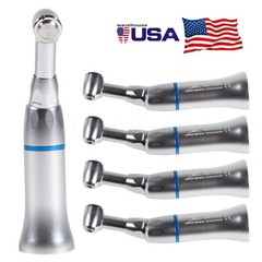 Dental Push Button Low Speed Contra Angle Handpiece Fit NSK E-type Motor YAD