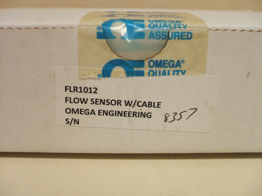 Omega Engineering FLR1012 Flow Sensor w/ cable, 0.5 to 5 L/min, 6psi, 3/8″ tube