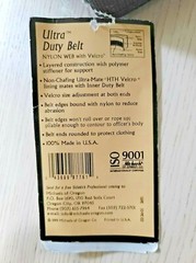 Uncle Mike’s Ultra Duty Belt with Hanger – Police, Security, EMS – Small 8776-1
