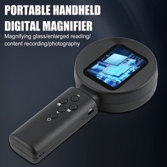 Digital Magnifier 2.4″ Screen 100X Magnifying Glass 1080P Camera Video LED Light