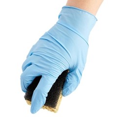 X Large Pack of 100 Blue Nitrile Gloves Food Safe Disposable Puncture Resistant