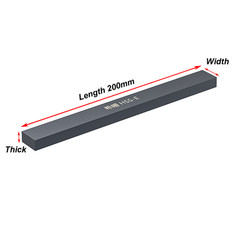 HSS M42 With Cobalt Flat Bar Strip Plate High Speed Steel Lathe Rod Length 200mm