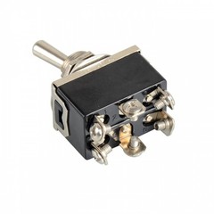 Metal Toggle Switch ON/OFF/ON 6-Pin DPDT Car/Truck 12V DC 15A/240V 20A/120V AC